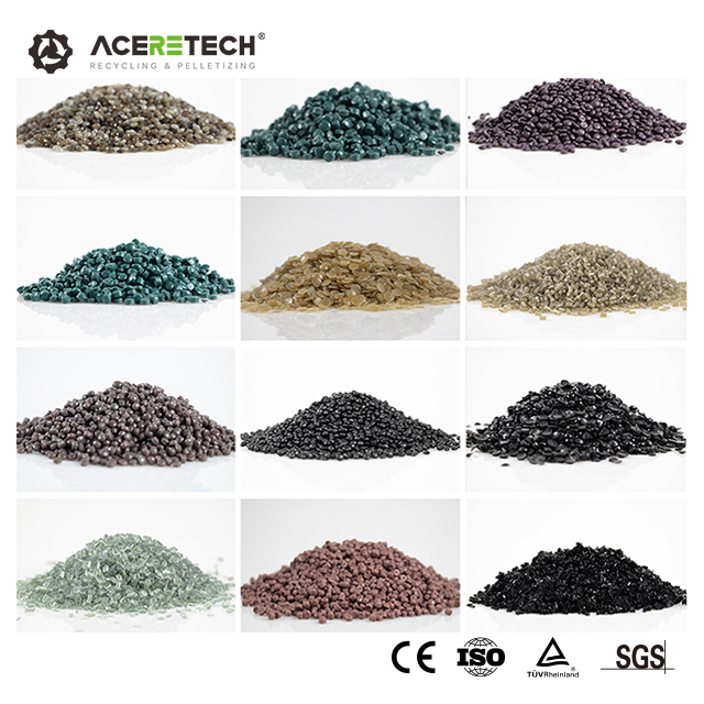 El CE ISO de ACS-H certifica la máquina de granulación del extrusor de un solo tornillo de reciclaje de plástico con Siemens Plc